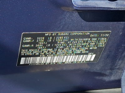 2021 Subaru Outback Touring XT