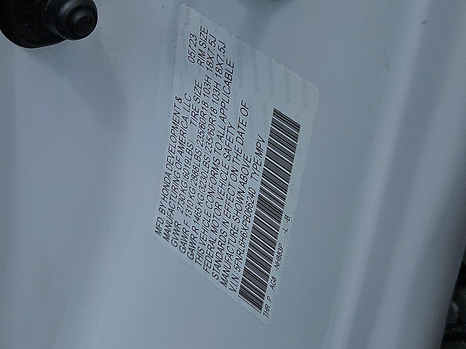 2023 Honda Odyssey EX-L