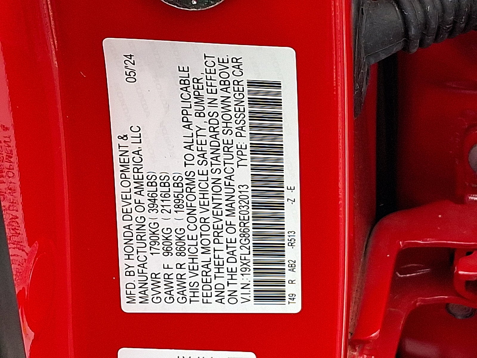 2024 Honda Civic Hatchback Sport