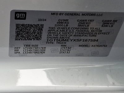 2025 GMC Sierra 2500 HD SLE