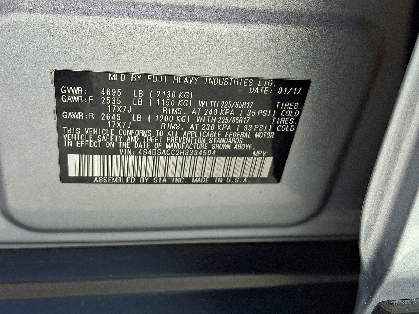 2017 Subaru Outback Premium