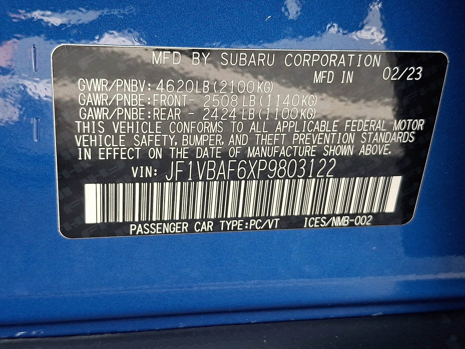 2023 Subaru WRX Premium