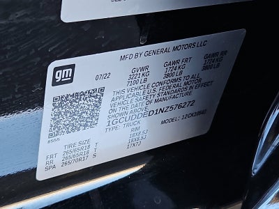 2022 Chevrolet Silverado 1500 LT