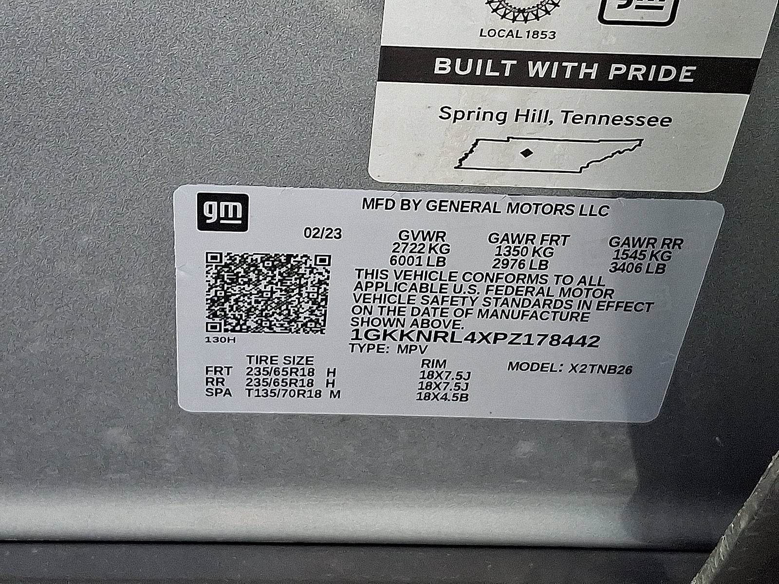 2023 GMC Acadia SLE