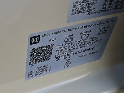 2026 GMC Sierra 1500 AT4