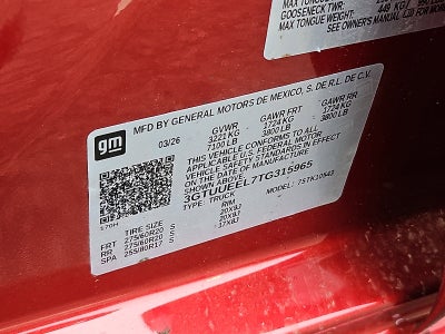 2026 GMC Sierra 1500 AT4