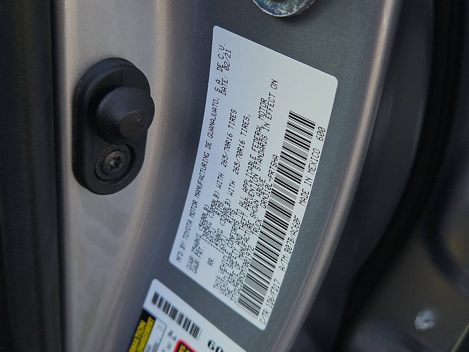 2021 Toyota Tacoma 4WD SR5