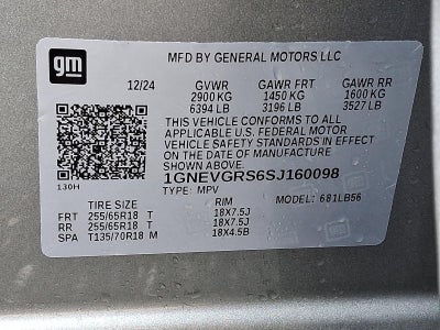 2025 Chevrolet Traverse LT