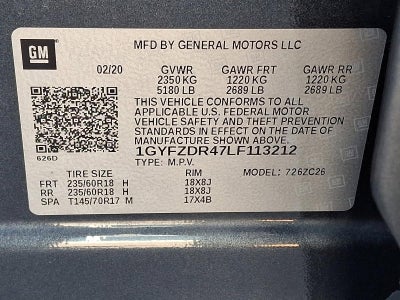 2020 Cadillac XT4 Premium Luxury