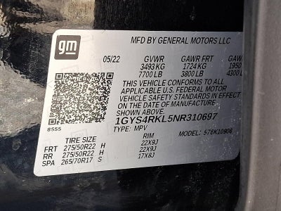 2022 Cadillac Escalade ESV Sport Platinum