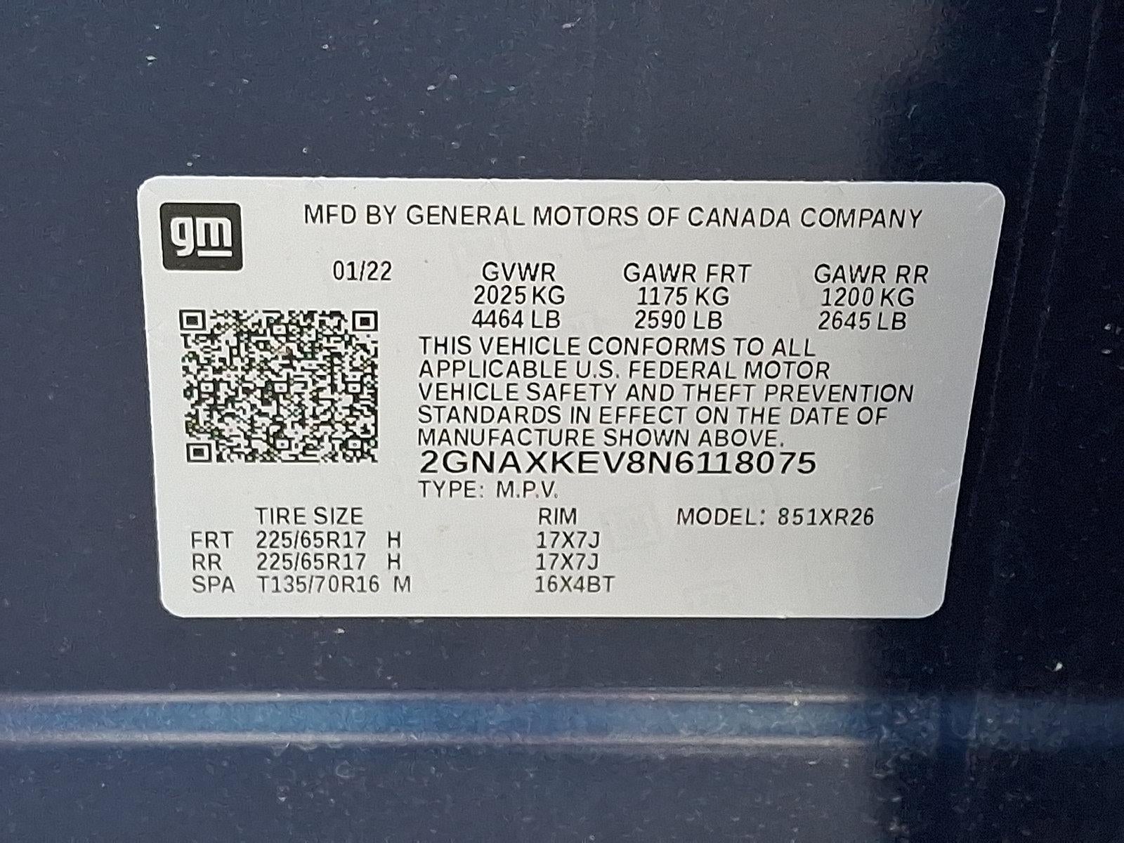 2022 Chevrolet Equinox LT