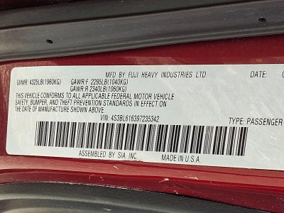 2009 Subaru Legacy 2.5i