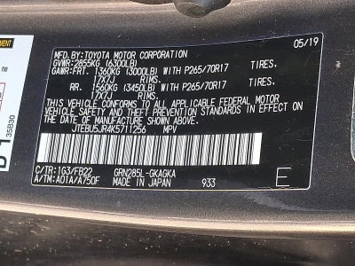 2019 Toyota 4Runner SR5
