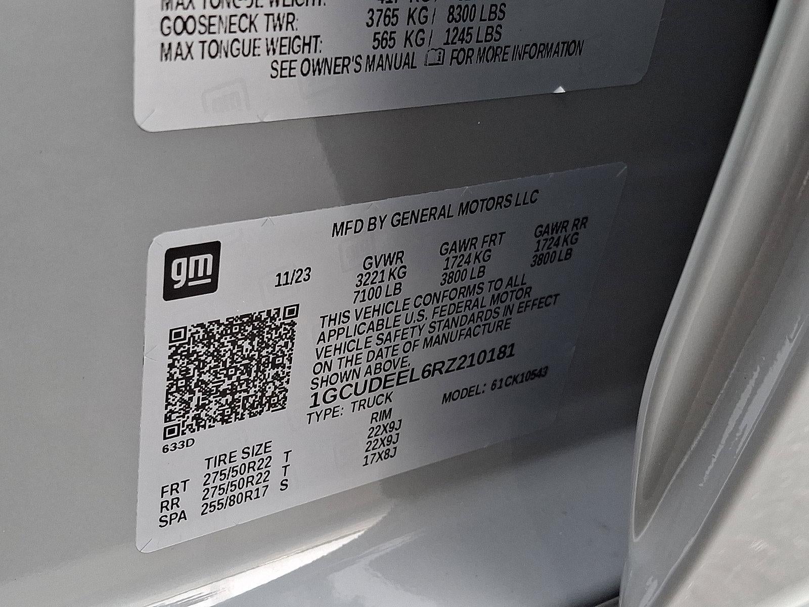 2024 Chevrolet Silverado 1500 Crew Cab Short Box 4-Wheel Drive RST