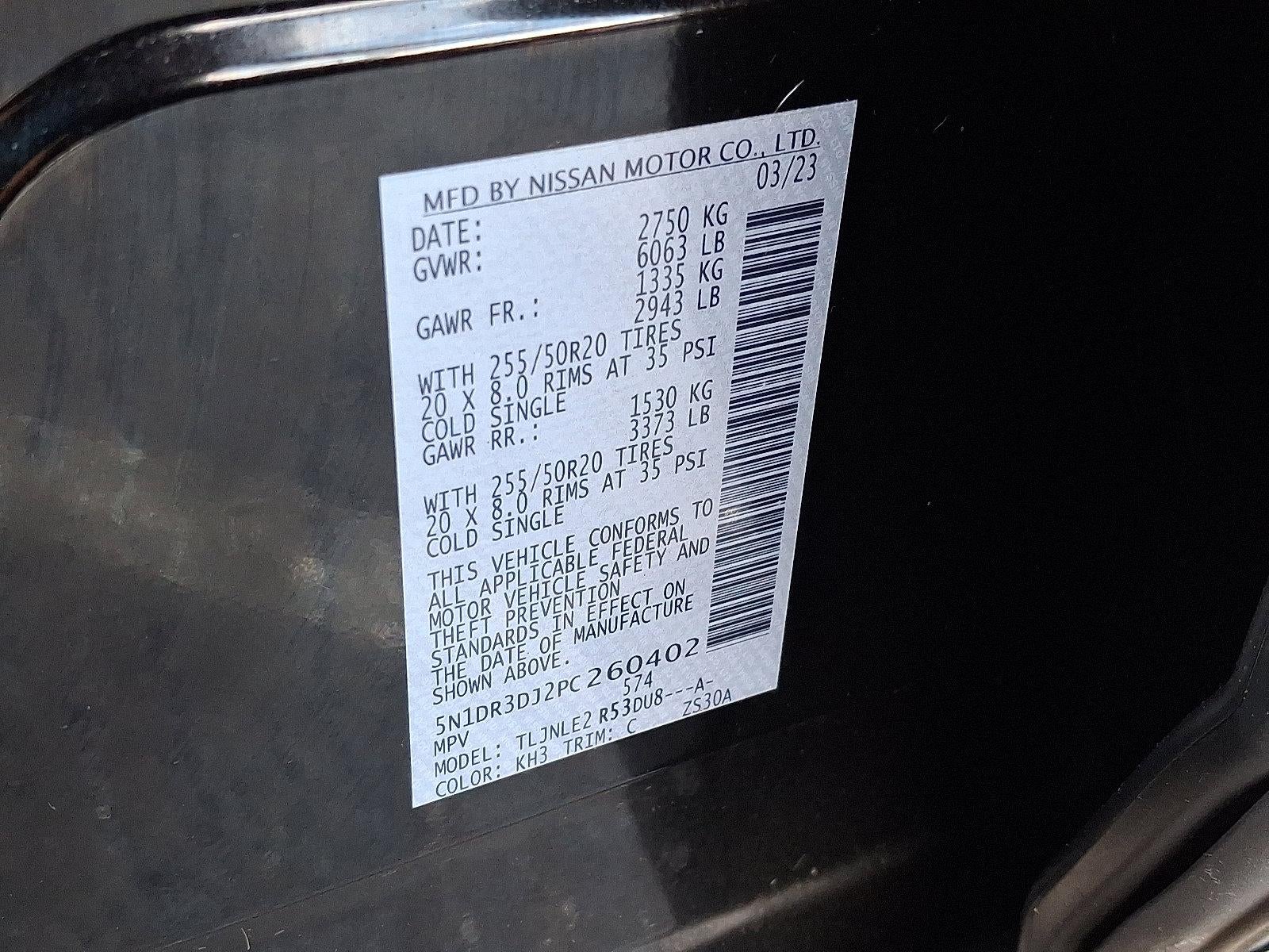 2023 Nissan Pathfinder Platinum 4WD