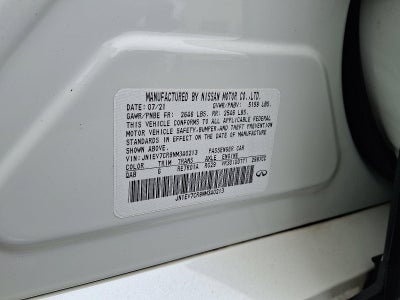 2022 INFINITI Q50 SENSORY AWD