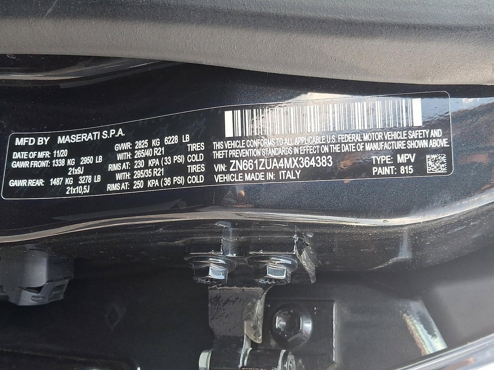 2021 Maserati Levante GTS 3.8L