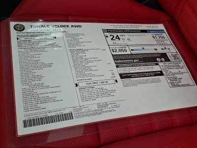 2026 Alfa Romeo Tonale Veloce AWD