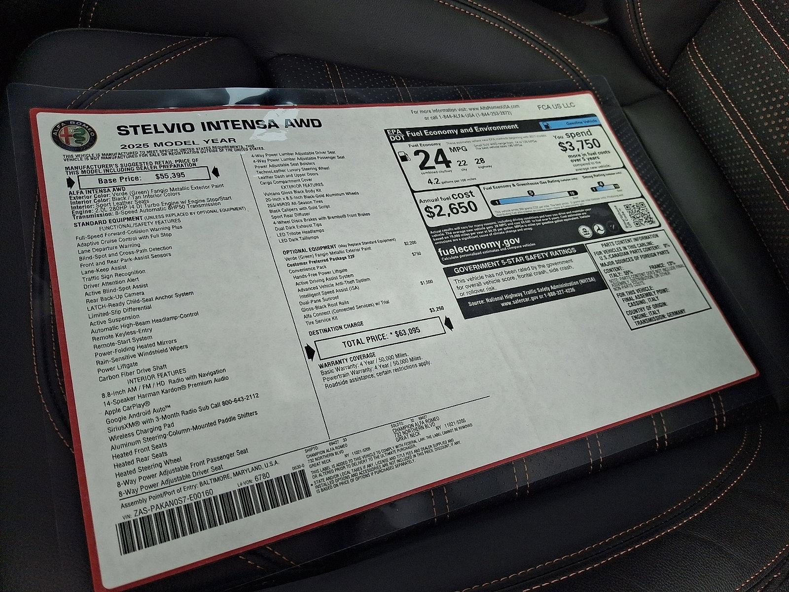 2025 Alfa Romeo Stelvio AWD