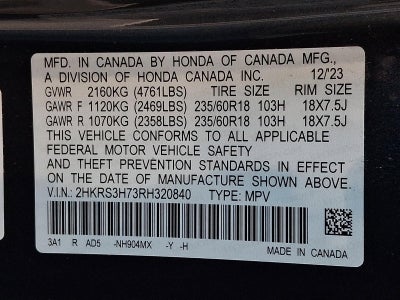 2024 Honda CR-V EX-L 2WD