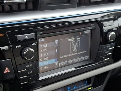 2015 Toyota Corolla 4dr Sdn CVT Auto LE (Natl)