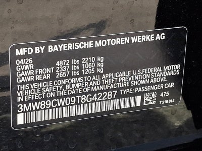 2026 BMW 330i NA xDrive Sedan
