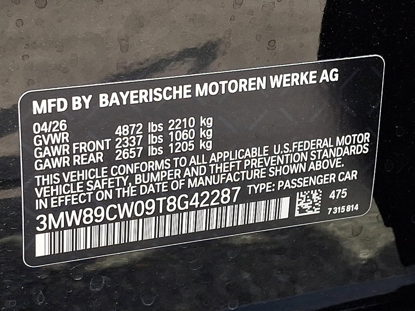 2026 BMW 330i NA xDrive Sedan
