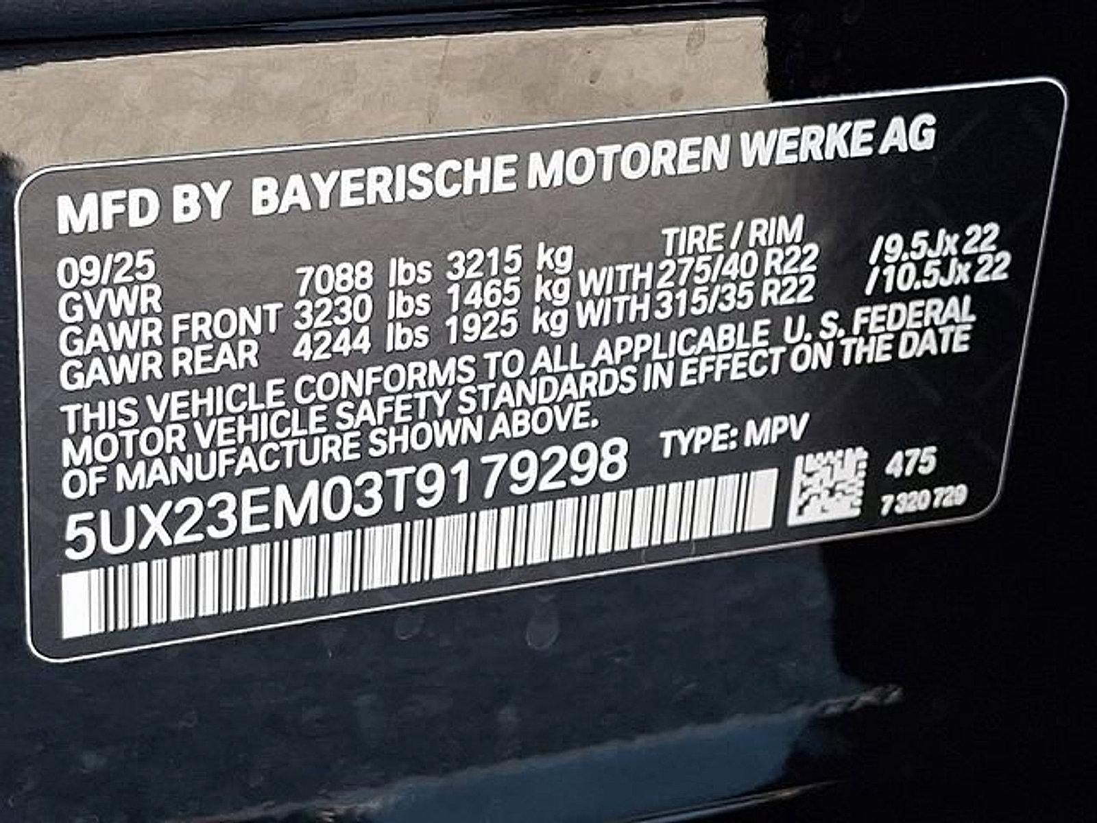 2026 BMW X7 xDrive40i Sports Activity Vehicle