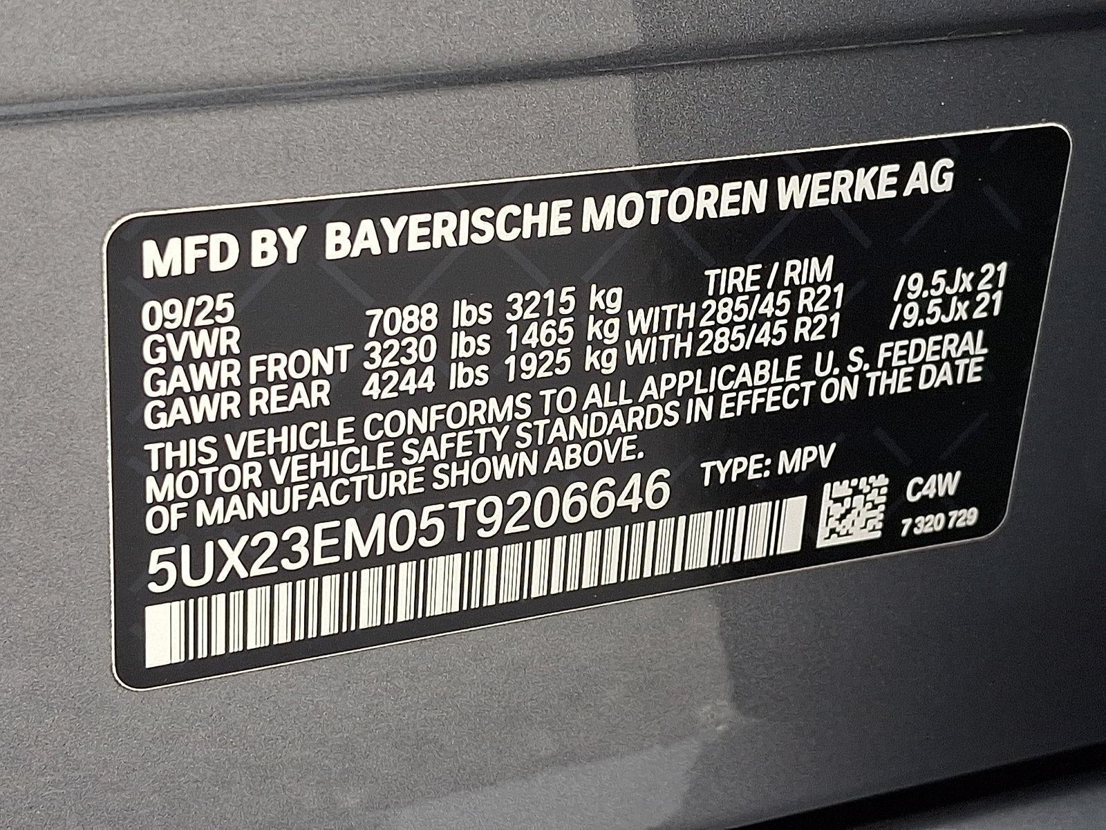 2026 BMW X7 xDrive40i Sports Activity Vehicle