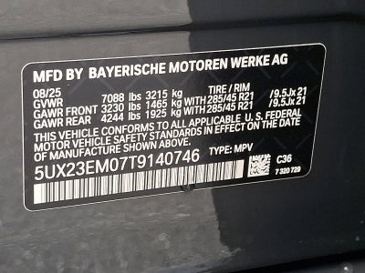 2026 BMW X7 xDrive40i Sports Activity Vehicle
