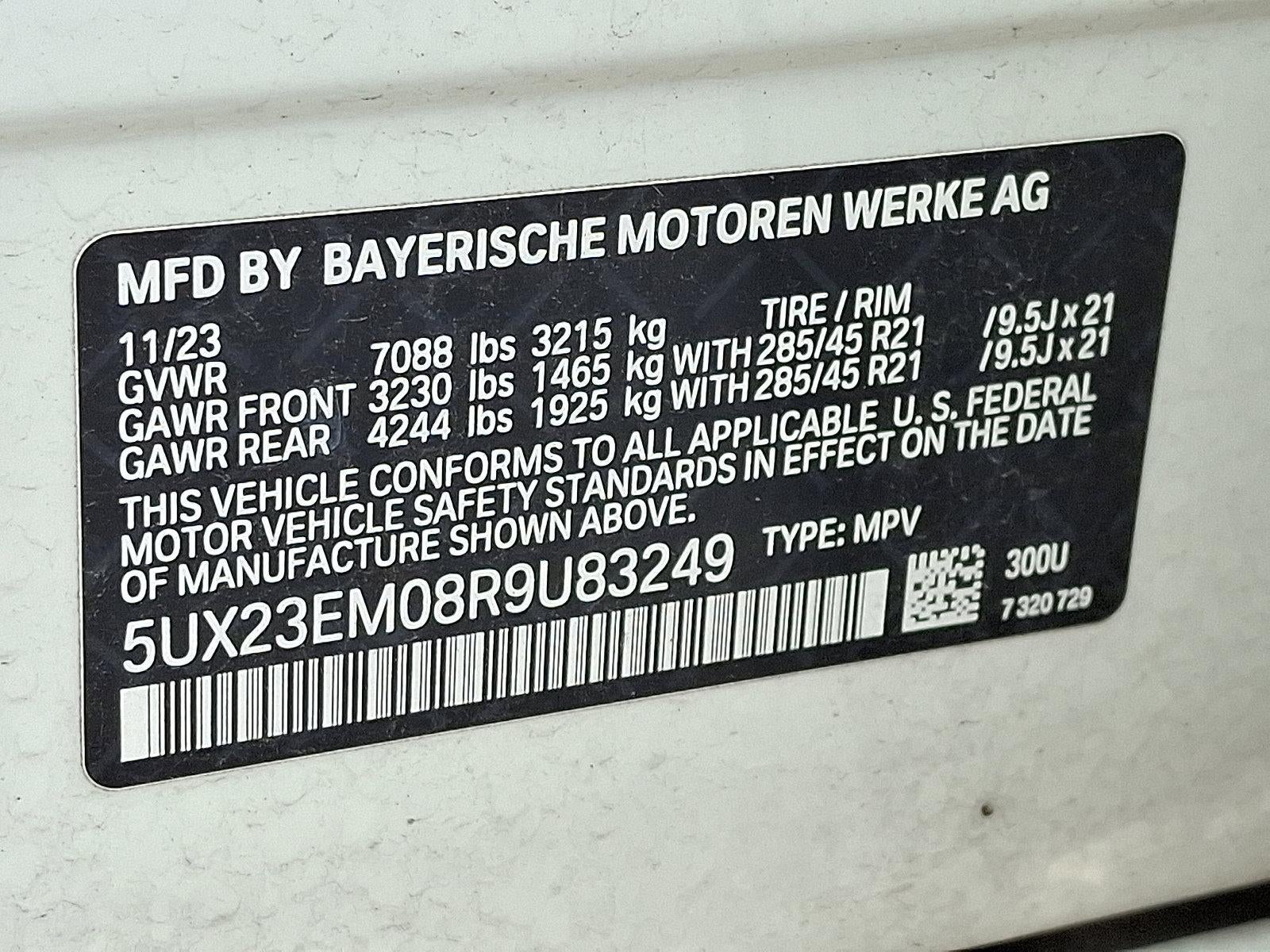 2024 BMW X7 xDrive40i Sports Activity Vehicle