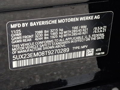 2026 BMW X7 xDrive40i Sports Activity Vehicle