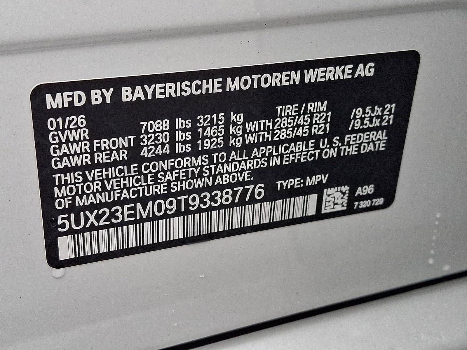 2026 BMW X7 xDrive40i Sports Activity Vehicle