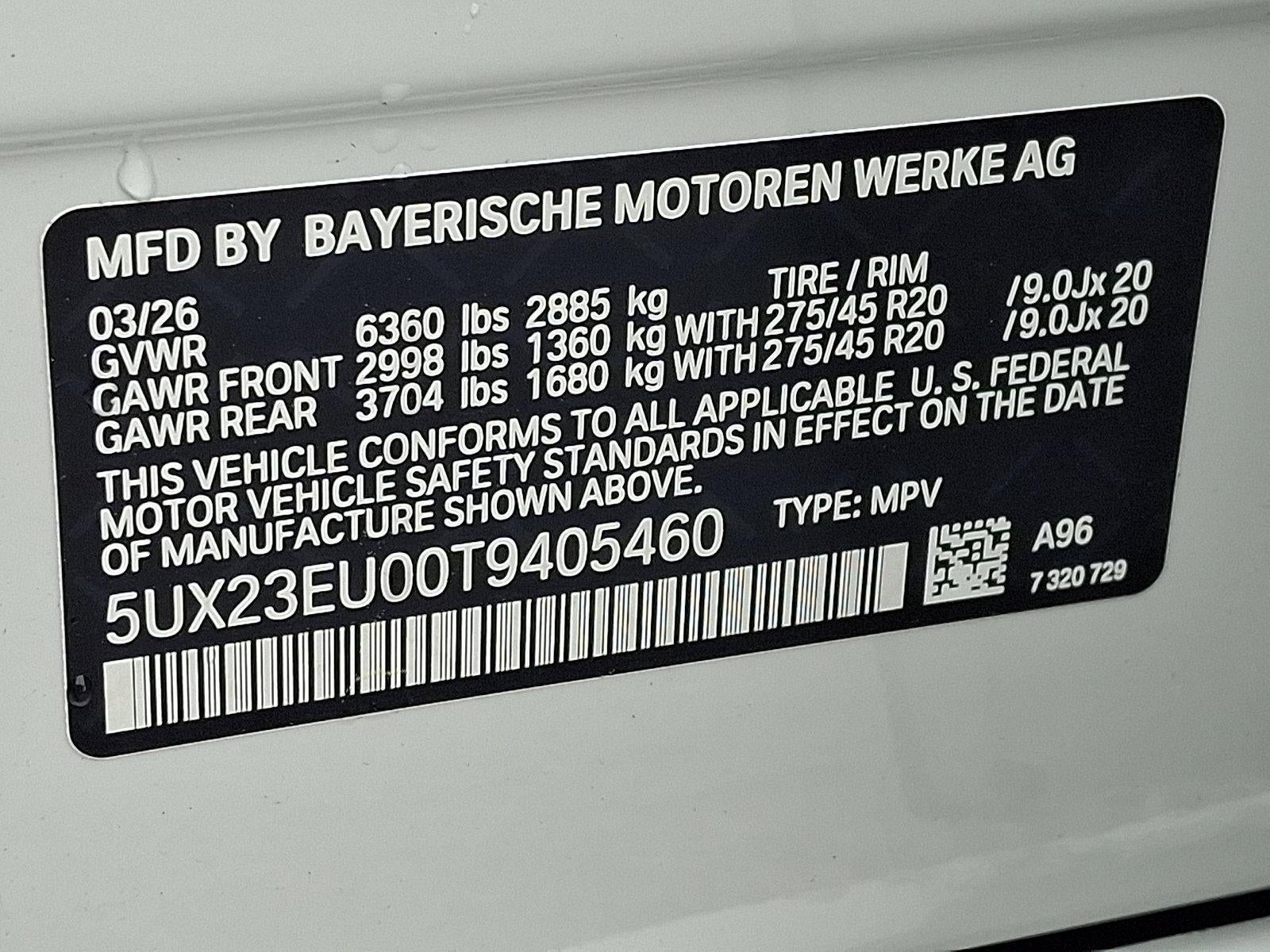 2026 BMW X5 xDrive40i Sports Activity Vehicle