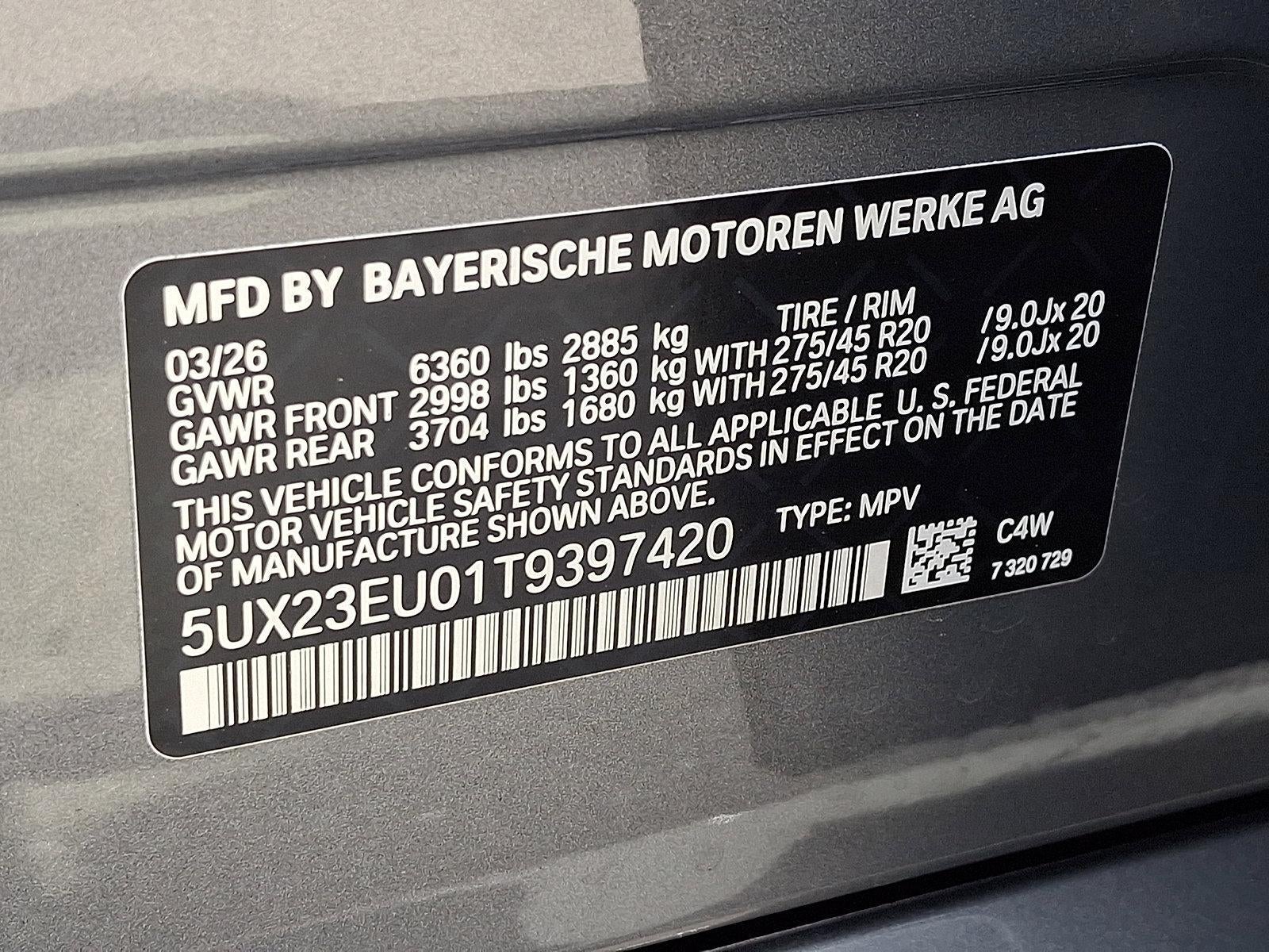 2026 BMW X5 xDrive40i Sports Activity Vehicle