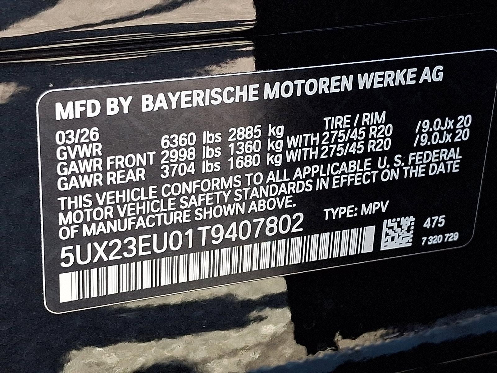 2026 BMW X5 xDrive40i Sports Activity Vehicle
