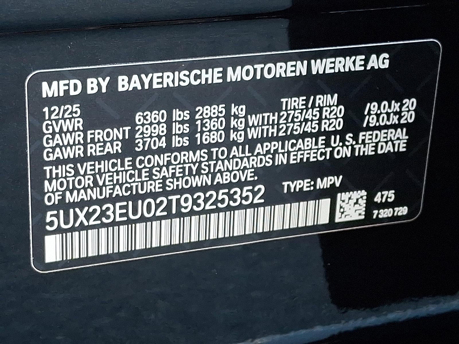 2026 BMW X5 xDrive40i Sports Activity Vehicle