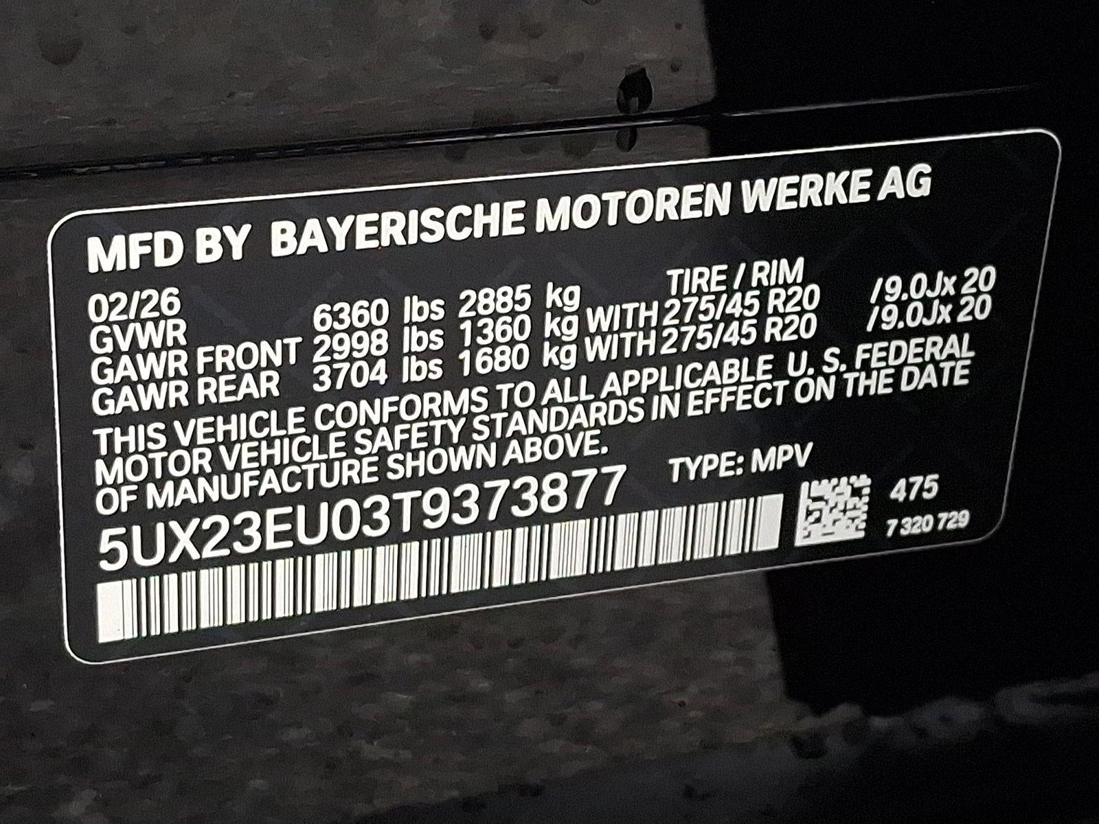 2026 BMW X5 xDrive40i Sports Activity Vehicle