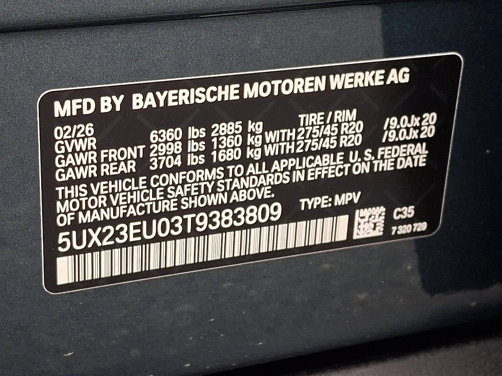2026 BMW X5 xDrive40i Sports Activity Vehicle