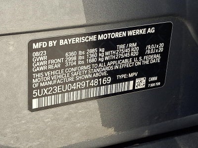 2024 BMW X5 xDrive40i Sports Activity Vehicle
