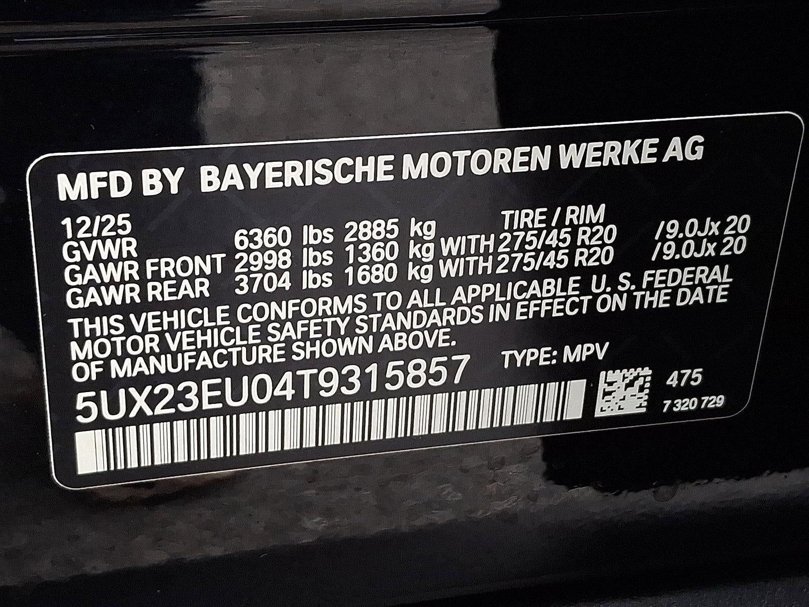 2026 BMW X5 xDrive40i Sports Activity Vehicle