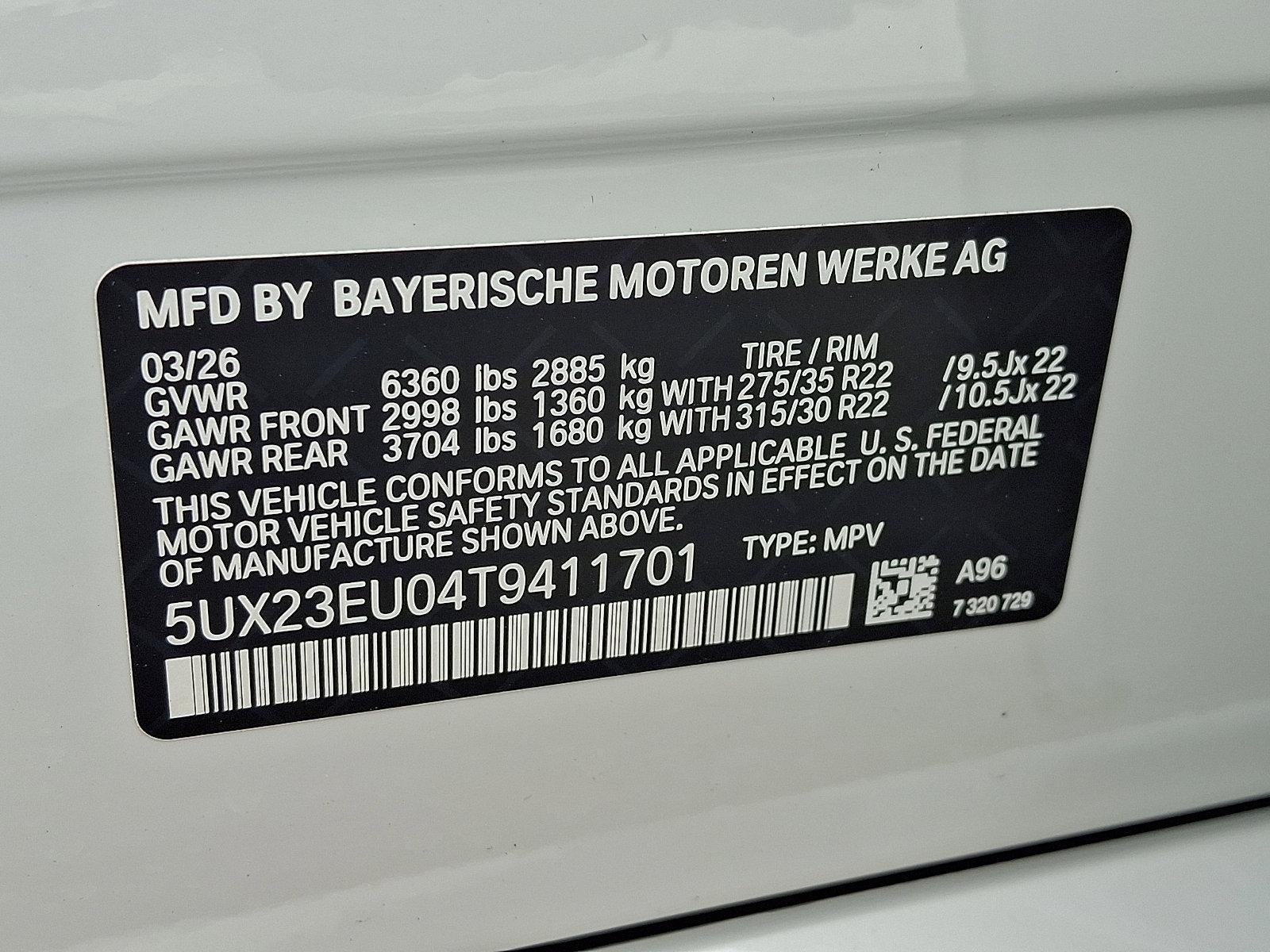 2026 BMW X5 xDrive40i Sports Activity Vehicle