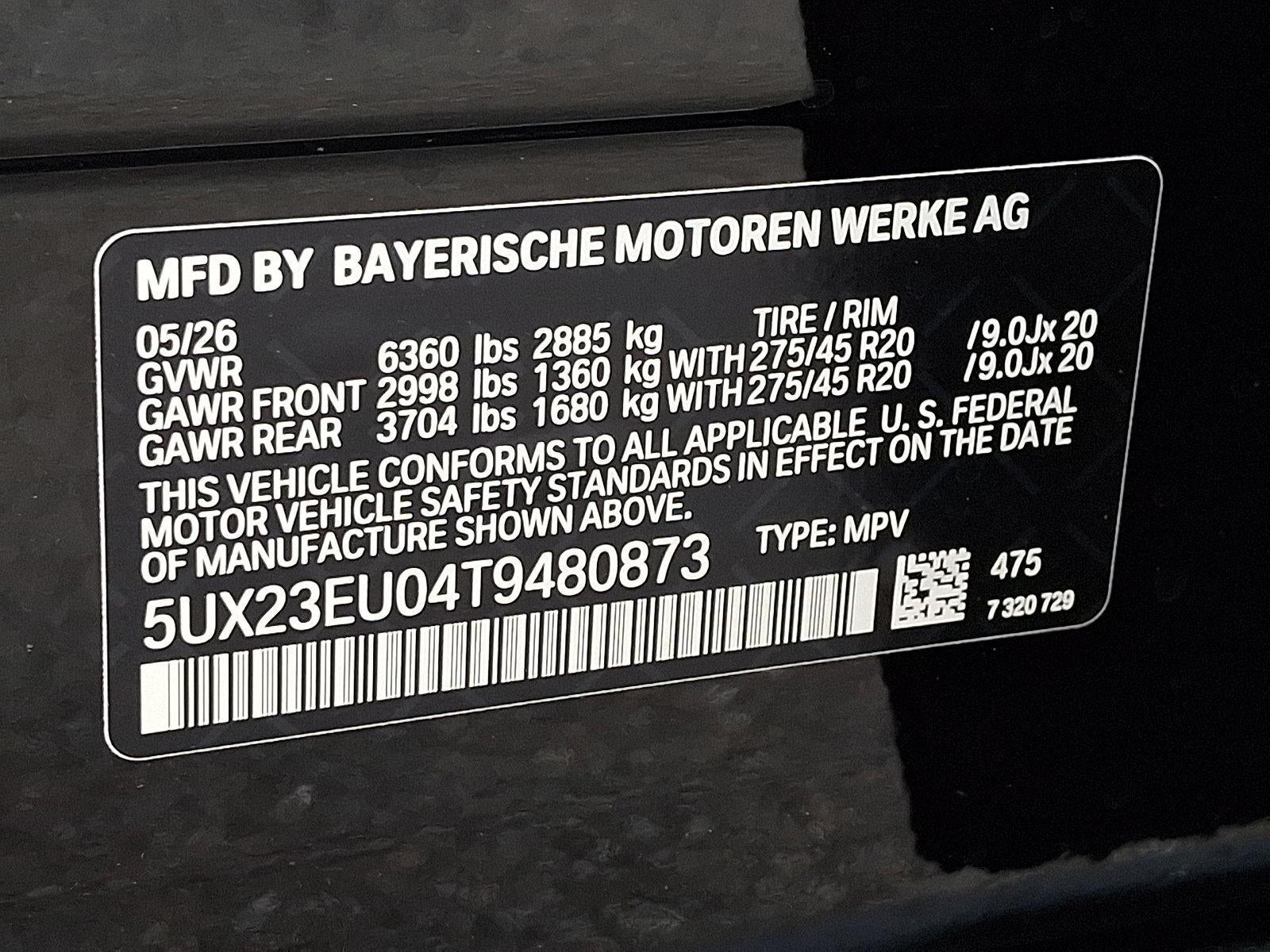 2026 BMW X5 xDrive40i Sports Activity Vehicle