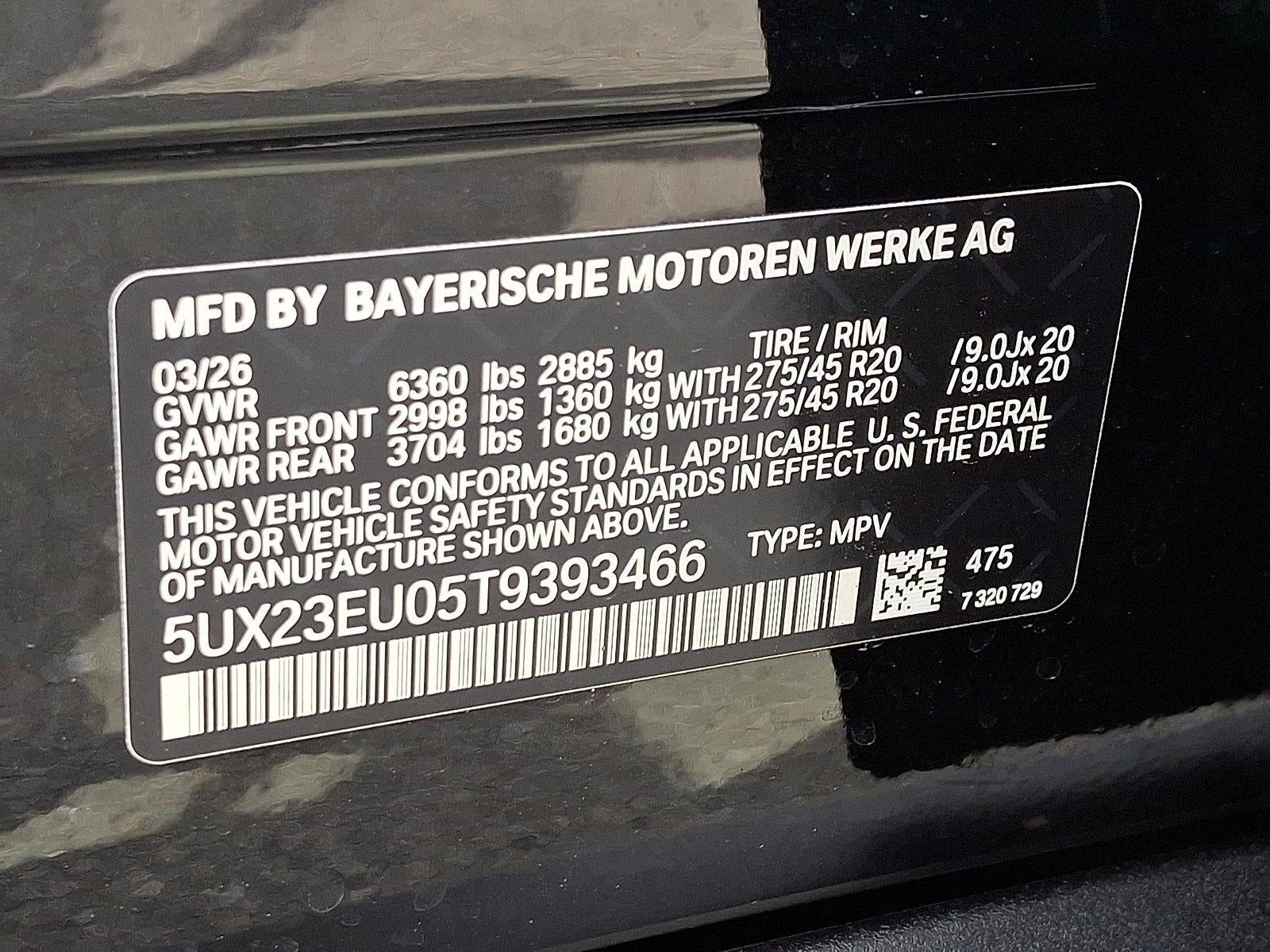 2026 BMW X5 xDrive40i Sports Activity Vehicle