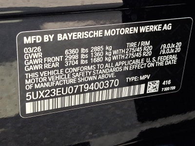 2026 BMW X5 xDrive40i Sports Activity Vehicle