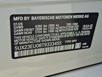2026 BMW X5 xDrive40i Sports Activity Vehicle