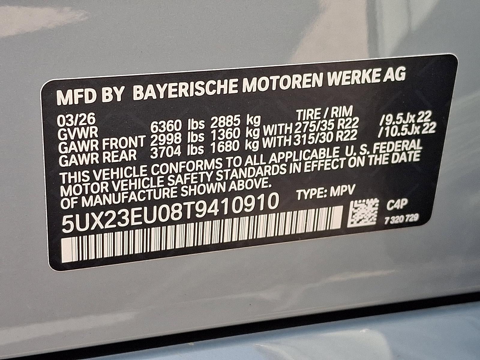 2026 BMW X5 xDrive40i Sports Activity Vehicle