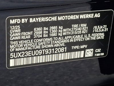 2026 BMW X5 xDrive40i Sports Activity Vehicle