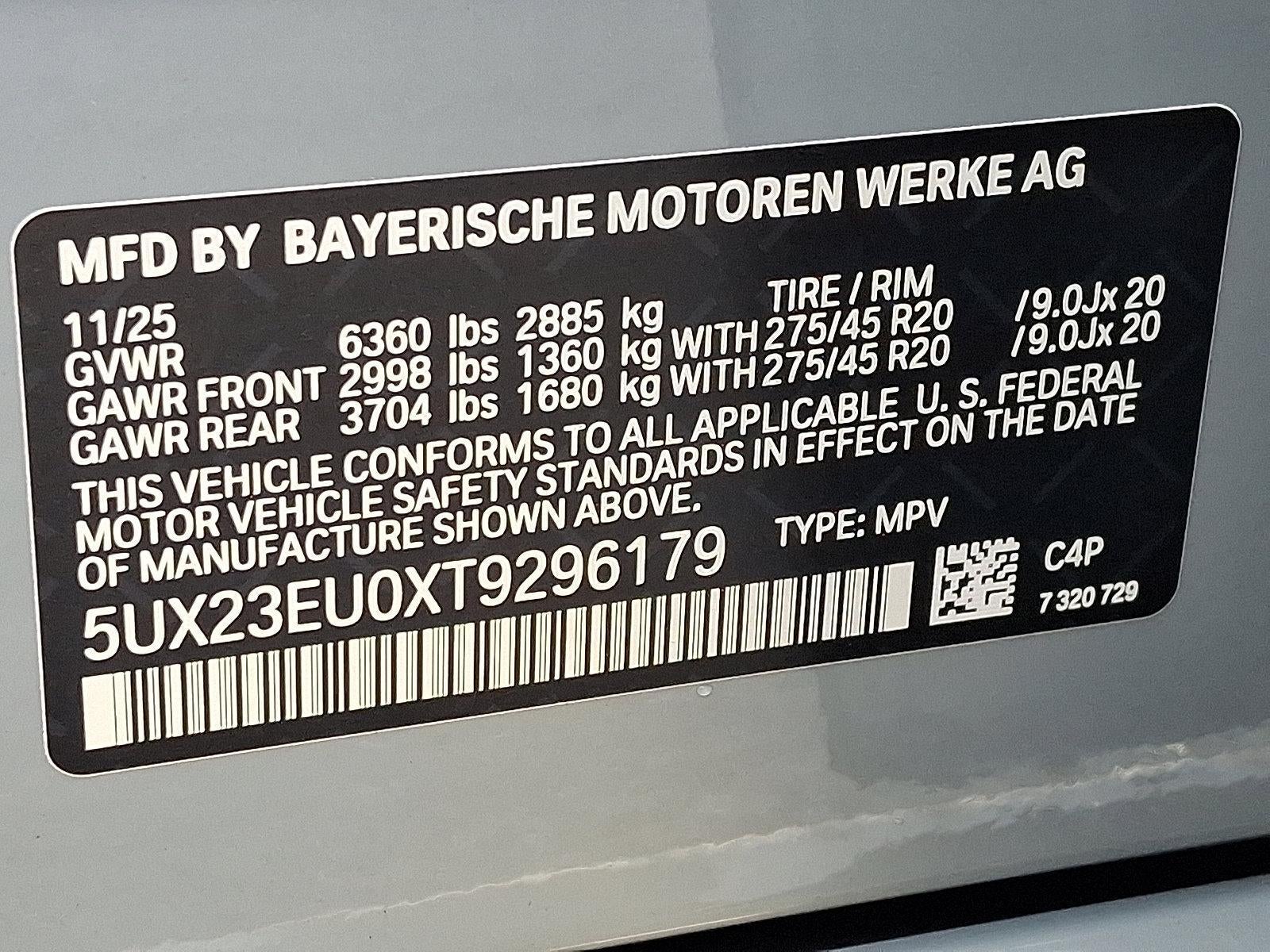 2026 BMW X5 xDrive40i Sports Activity Vehicle