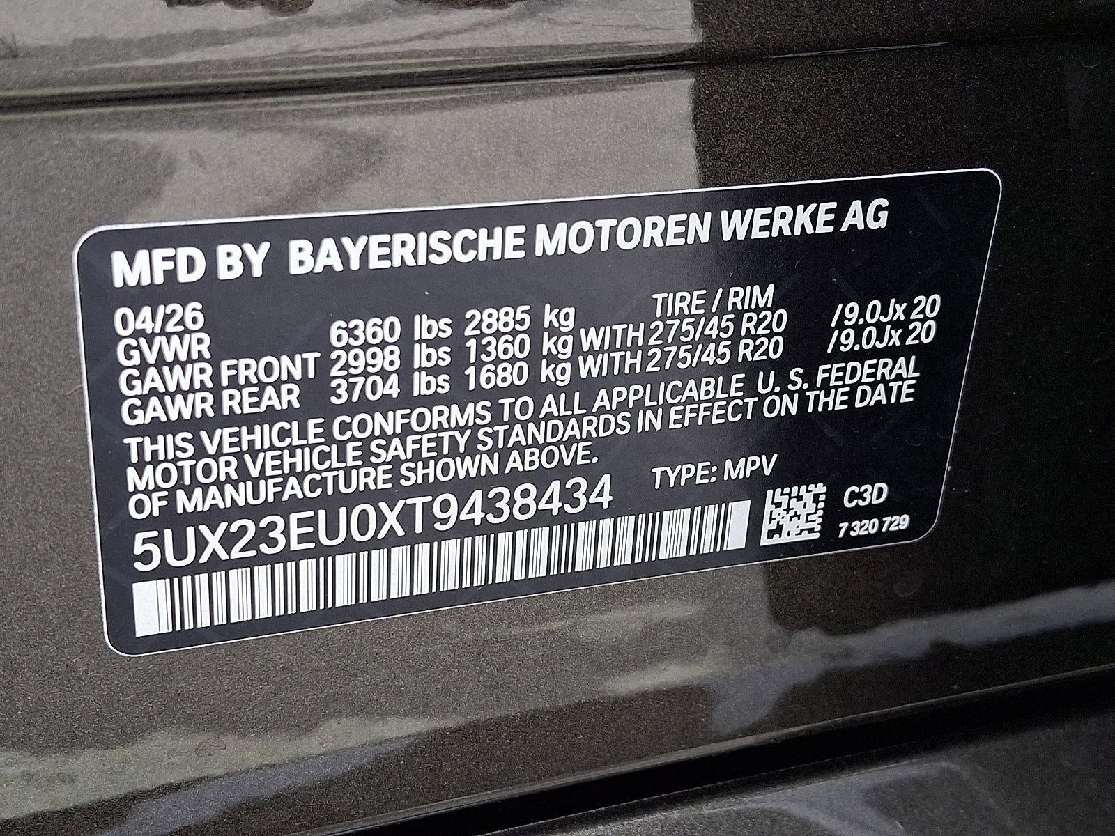 2026 BMW X5 xDrive40i Sports Activity Vehicle